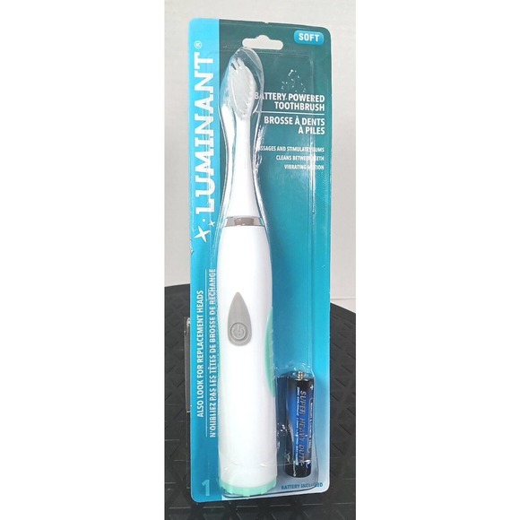 Luminant Bath & Body Luminant Battery Powered Toothbrush Soft W 4